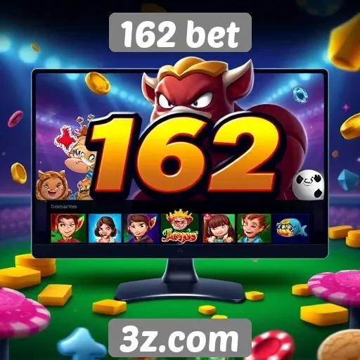 Usabilidade e design do site de jogos 162 bet